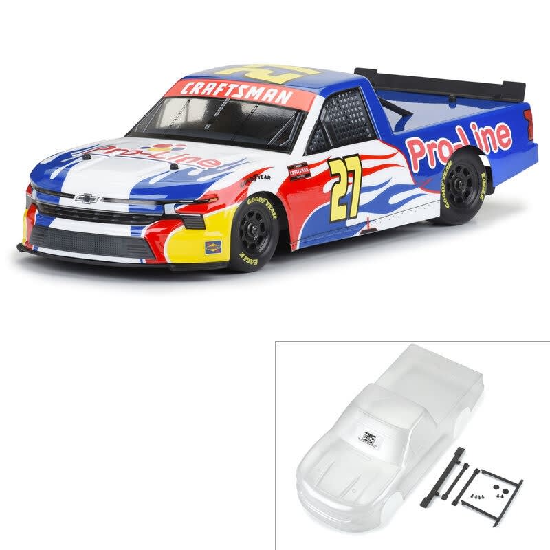 Pro-Line 2024 Chevrolet Silverado NASCAR Truck Series Clear Pre-Cut Body Pro-Line 2024 Chevrolet Silverado NASCAR Truck Series Clear Pre-Cut Body