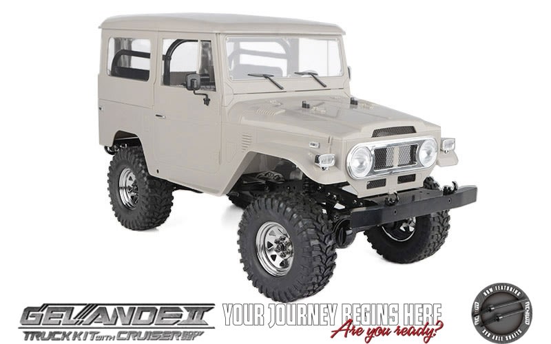 RC4WD Gelande II Truck Kit with Cruiser Body Set
