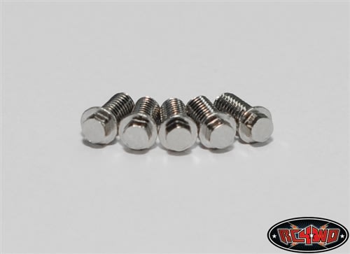 RC4WD M3 x 6mm Miniature Scale Hex Bolts, Silver (20)