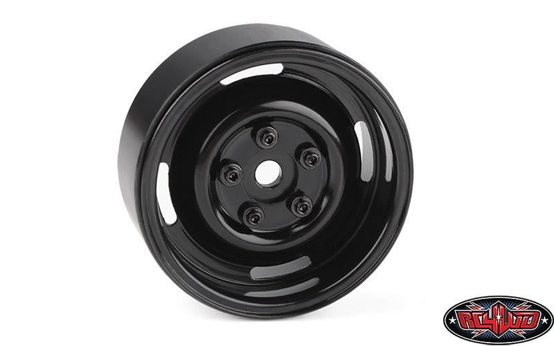 RC4WD 1.9" Landies Vintage Stamped Steel Beadlock Wheels (Black) (4)