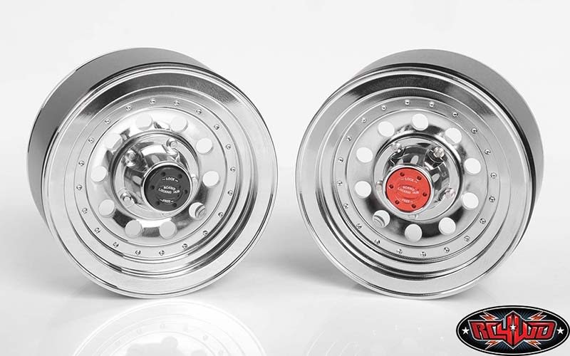 RC4WD Classic 10-Hole Chrome 1.9" Beadlock Wheels (4)