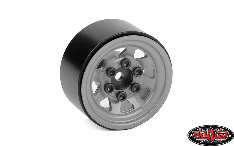 RC4WD Stamped Steel 1.0" Stock Beadlock Wheels (Plain) (4)