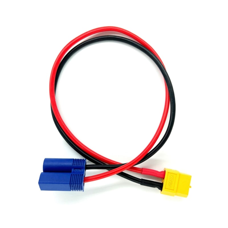 Racers Edge Charge Adapter Male EC5 to Female XT60 300mm Wire