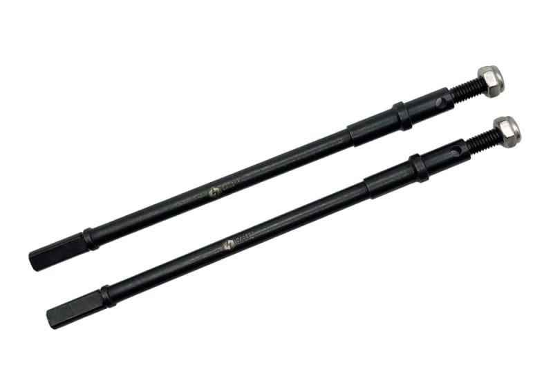 Racers Edge Steel CNC Rear Drive Shaft Set for Axial SCX6