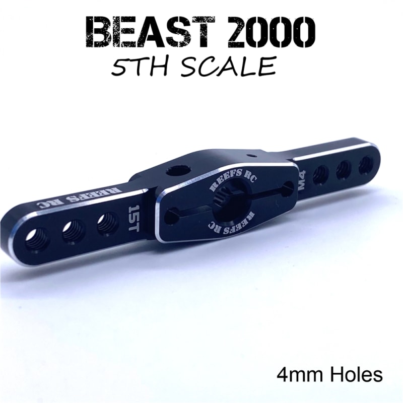 REEFS RC Double HD 15T Servo Horn - 5th Scale