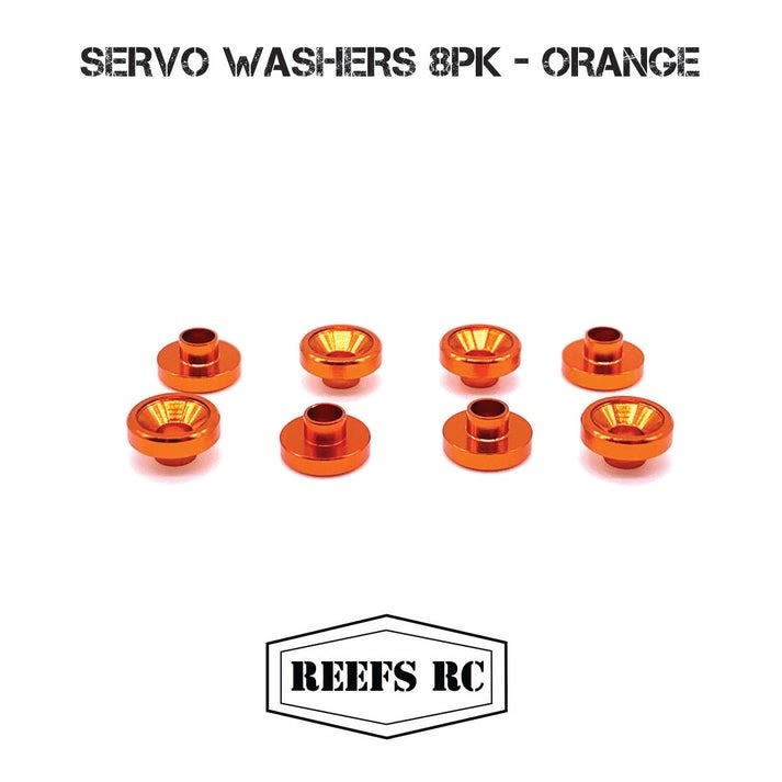 REEFS RC Servo Washers - Orange (8)