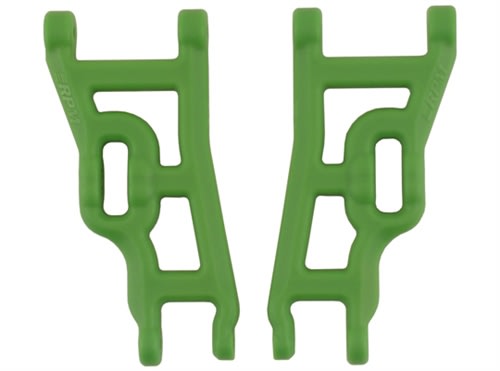 RPM Green Front A-arms for the Electric 2wd Stampede & Rustler