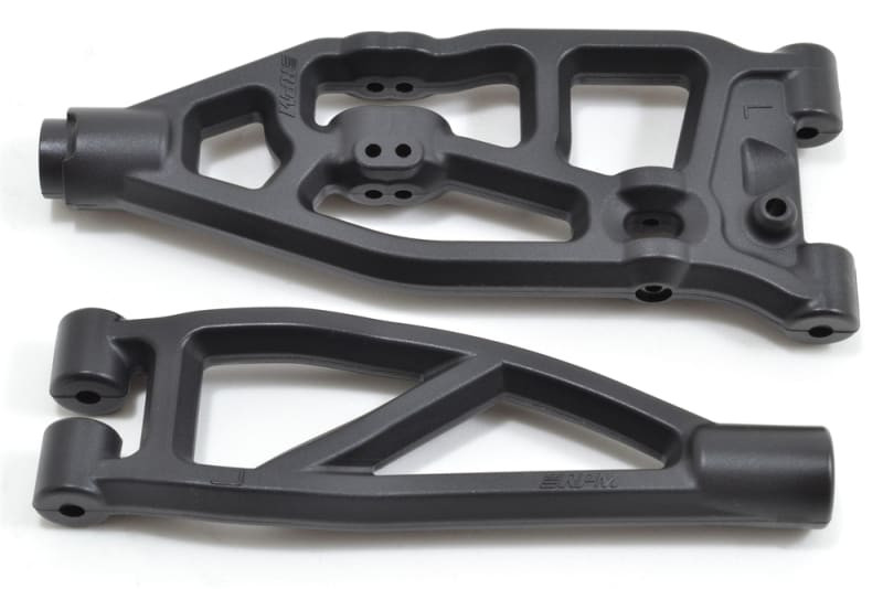 RPM ARRMA V5 6S Front LEFT Upper & Lower A-arms, Black