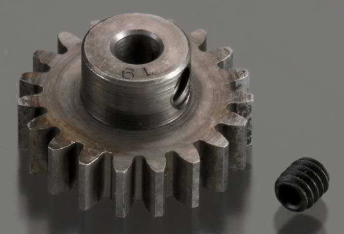 Robinson Racing Hardened 1/8" Shaft Pinion Gear 32P 19T