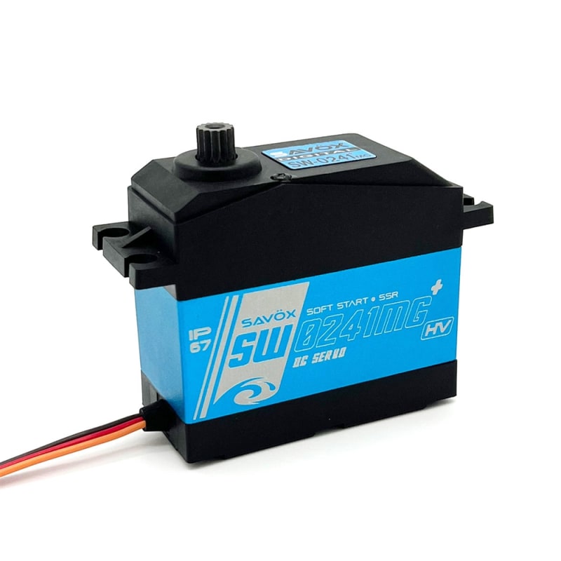 Savox SW-0241MG+ Waterproof Metal Gear Digital 5th Scale Servo with Soft Start