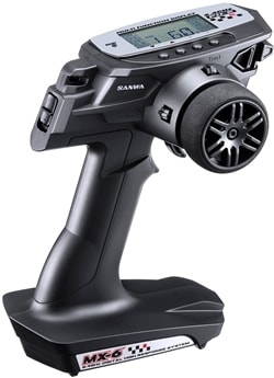 Sanwa Airtronics MX-6 FH-E 3-Channel 2.4 GHz Radio with RX-391W Receiver