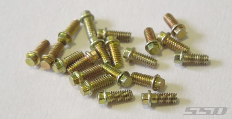 SSD RC M2 x 5mm Scale Hex Bolts - Zinc Plated (20)