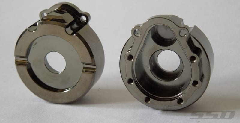 SSD RC Brass Portal Cover / Weights for TRX-4 (2)