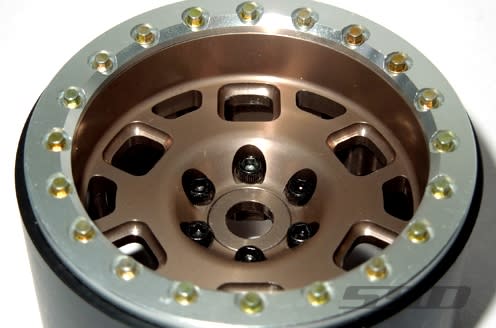 SSD RC Single 2.2" Contender PL Beadlock Wheel (Bronze) (1)