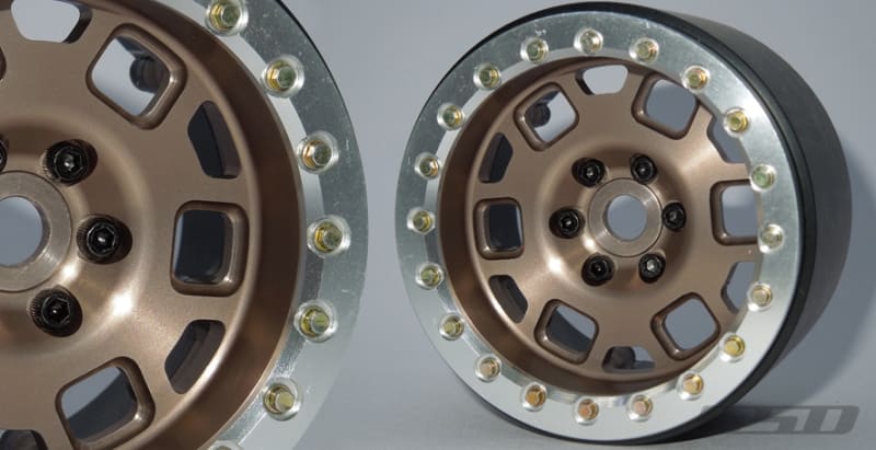 SSD RC 2.2" Contender Beadlock Wheels (Bronze) (2)