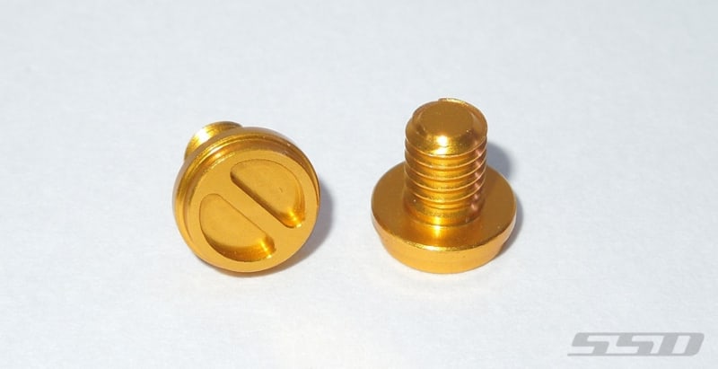 SSD RC Manual Locking Hub Screw (Gold)