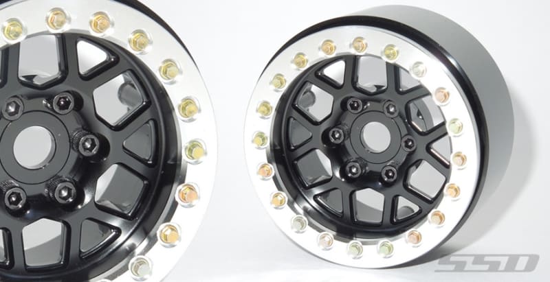 SSD RC 1.9" Boxer Wheels (Black) (2)