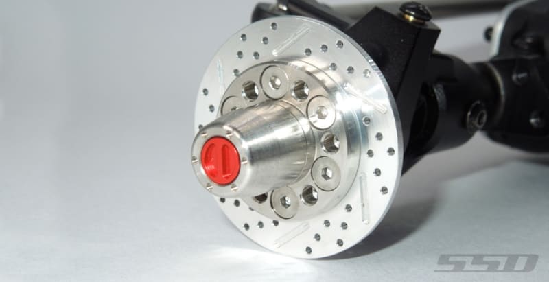 SSD RC Manual Locking Hubs for SCX10 III Straight Axle