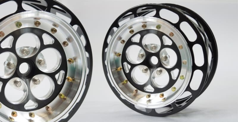 SSD RC 5 Hole Drag Rear 2.2" / 3.0" One Piece Wheels (Black) (2)