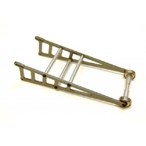 STRC Aluminum Wheelie Bar Kit Slash 2WD / Rustler / Bandit (Gun Metal)