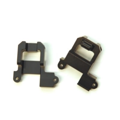 STRC Aluminum Rear Shock Tower / Panhard Mount (1 Pair) TRX-4 (Black)