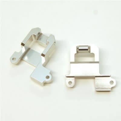 STRC Aluminum Rear Shock Tower / Panhard Mount (1 Pair) TRX-4 (Silver)