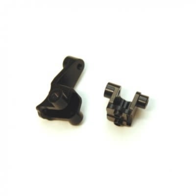 STRC Aluminum Front Lower Shock Mount (1 Pair) TRX-4 (Black)