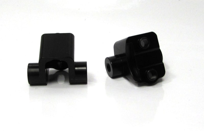 STRC Brass Rear Lower Shock Mount (1 Pair) TRX-4 (Black)