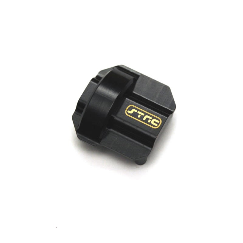 STRC Brass Diff Cover SCX10 II Black