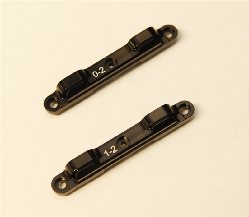 STRC Aluminum Rear Toe-In Suspension Block Combo Set for DR10 - Black