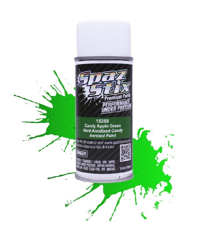 Spaz Stix Candy Apple Green Aerosol Paint 3.5oz