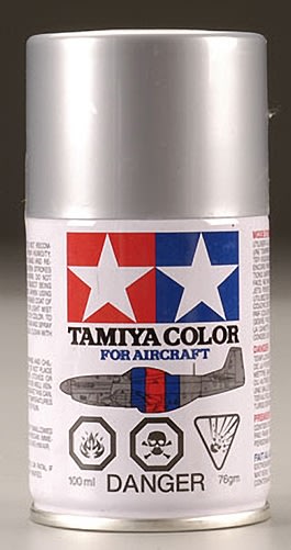 Tamiya Lacquer AS-12 Bare Metal Silver 100ml Spray