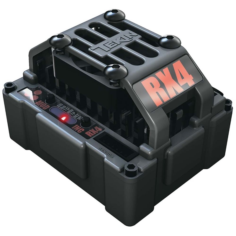 Tekin RX4 Hardbox WP Sensored/Sensorless D2 BL ESC