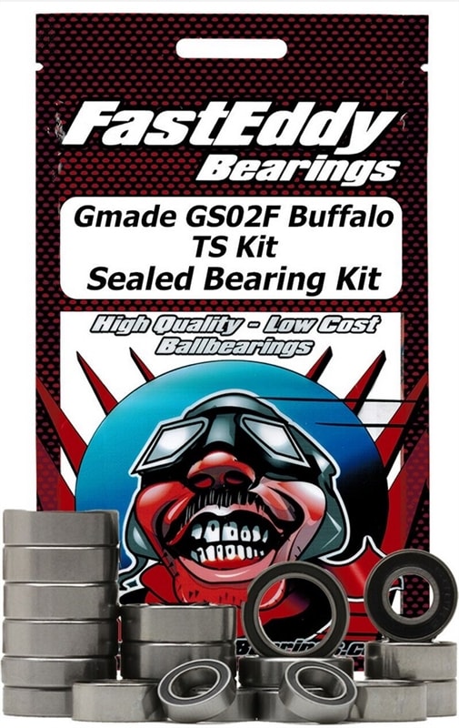 Fast Eddy Bearings Gmade GS02F Buffalo TS Kit Sealed Bearing Kit