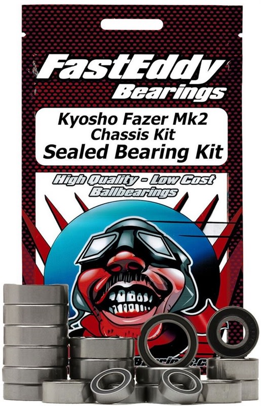 Fast Eddy Bearings Kyosho Fazer Mk2 Chassis Kit Sealed Bearing Kit