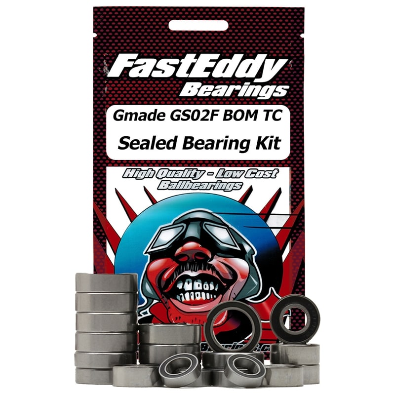 Fast Eddy Bearings Gmade GS02F BOM Sealed Bearing Kit