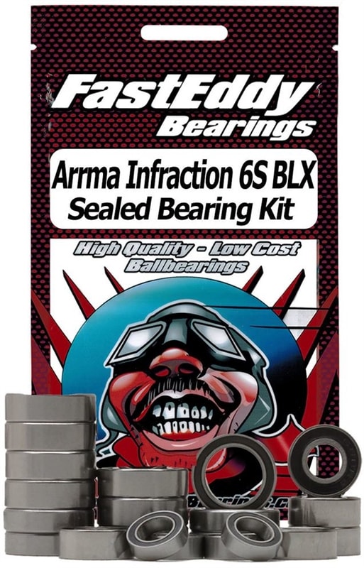 Fast Eddy Bearings ARRMA Infraction 6S BLX Sealed Bearing Kit