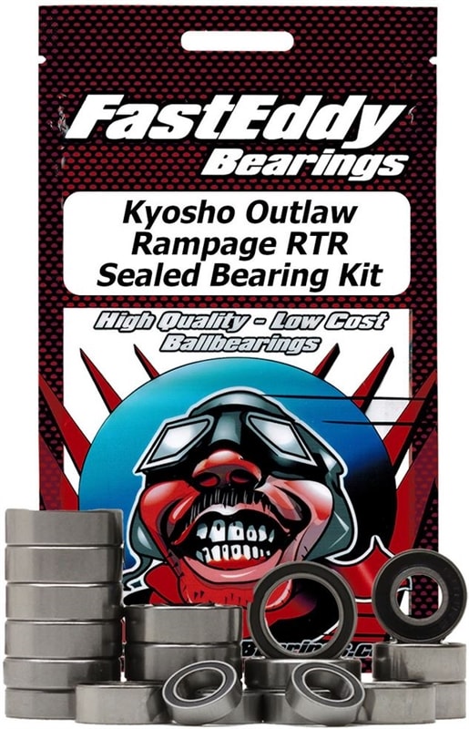 Fast Eddy Bearings Kyosho Outlaw Rampage Sealed Bearing Kit