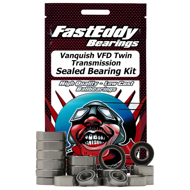 Fast Eddy Bearings Vanquish VFD Twin Transmission Sealed Bearing Kit