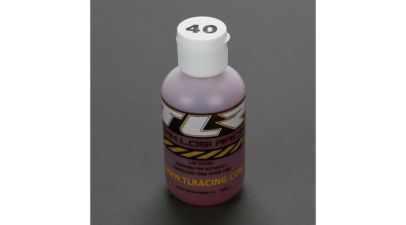 Team Losi Racing Silicone Shock Oil (40wt, 4oz)