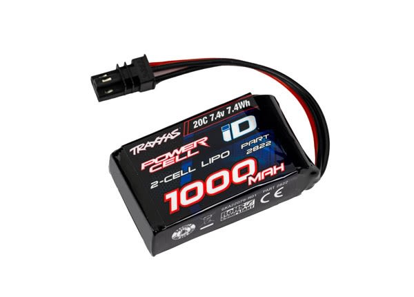 Traxxas 2S 7.4V 1000mAh 20C LiPo Battery for TRX-4M
