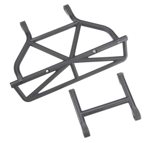 Traxxas Rear Bumper / Bumper Mount Black Slash