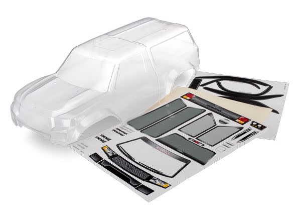 Traxxas TRX-4 Sport Body w/ Camper (Clear - Trimmed)