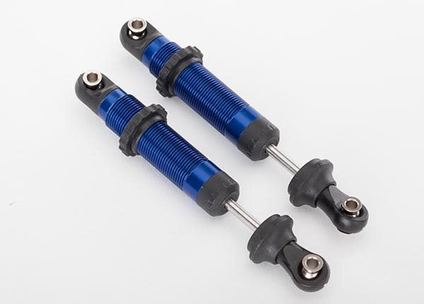 Traxxas Shocks GTS blue aluminum (assembled with spring retainers) (2) TRX-4