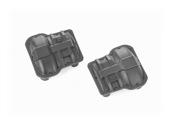 Traxxas Differential cover, front or rear (gray), TRX-4M (2)