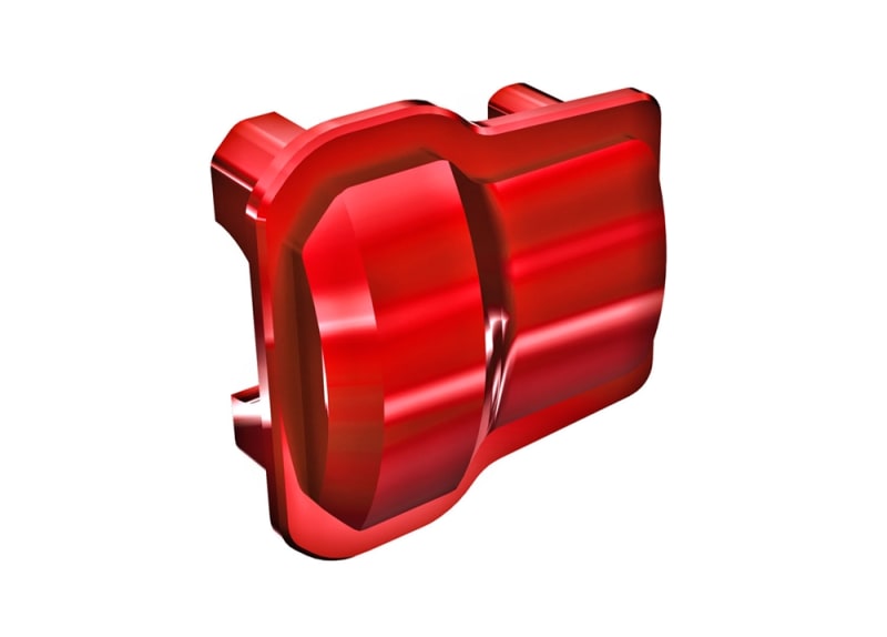 Traxxas Differential Covers, 6061-T6 Aluminum (Red), TRX-4M (2)