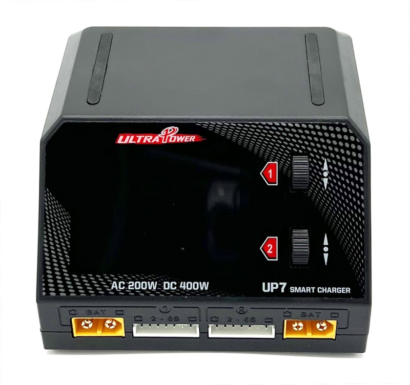 Ultra Power UP7 200W / 400W Dual Port Multi Chemistry AC / DC Charger