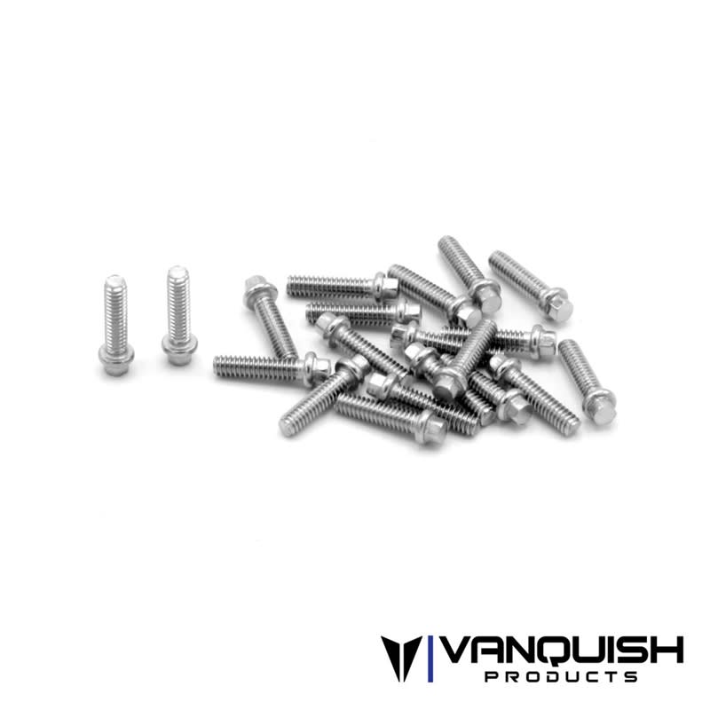Vanquish Products M2 x 8mm Scale Hardware - Stainless (20)