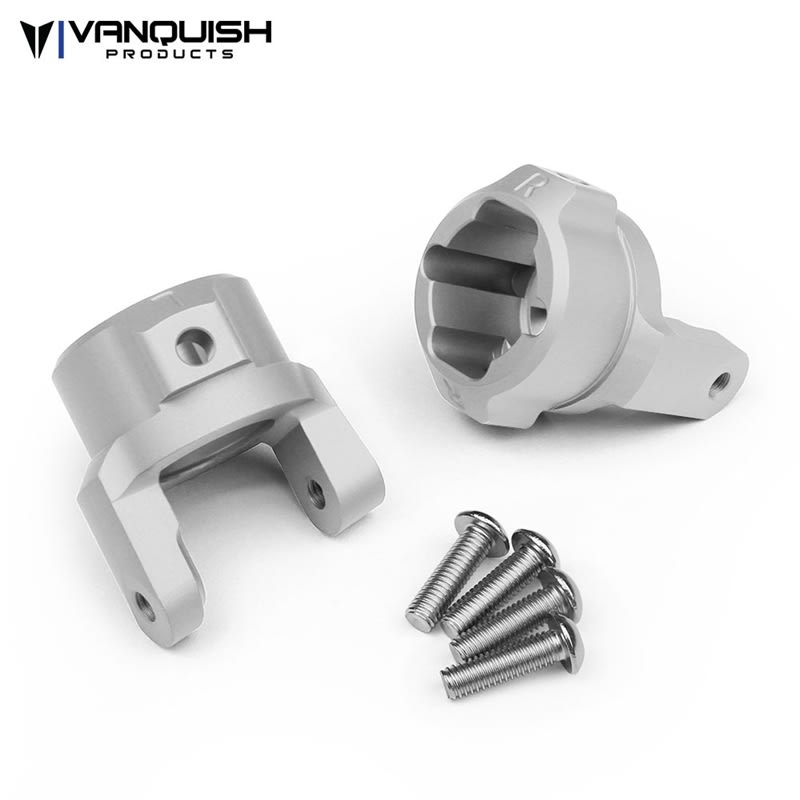 Vanquish Products Axial SCX10 8 Degree C-Hubs Clear Anodized
