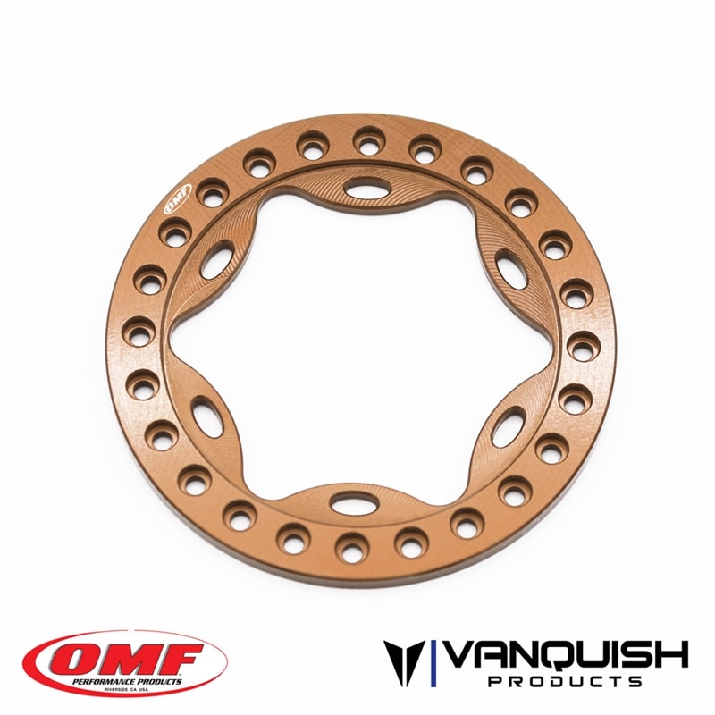 Vanquish Products OMF 1.9" Scallop Beadlock Bronze Anodized (1)